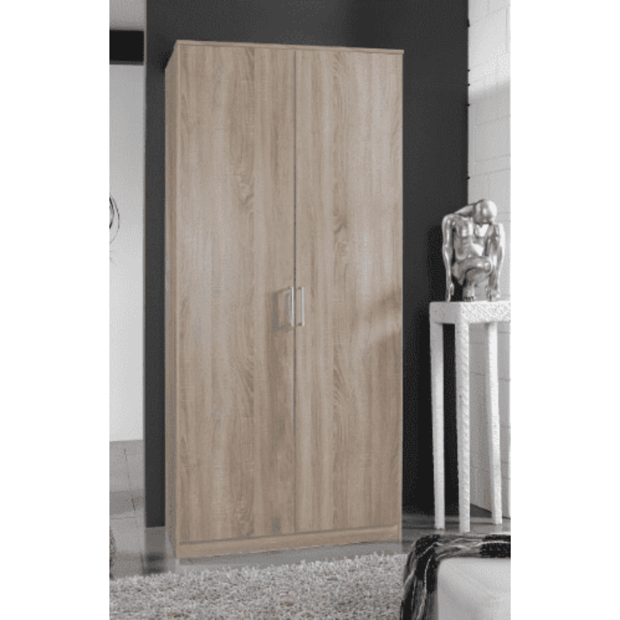 Venice Oak Effect 2d Wardrobe - 2374