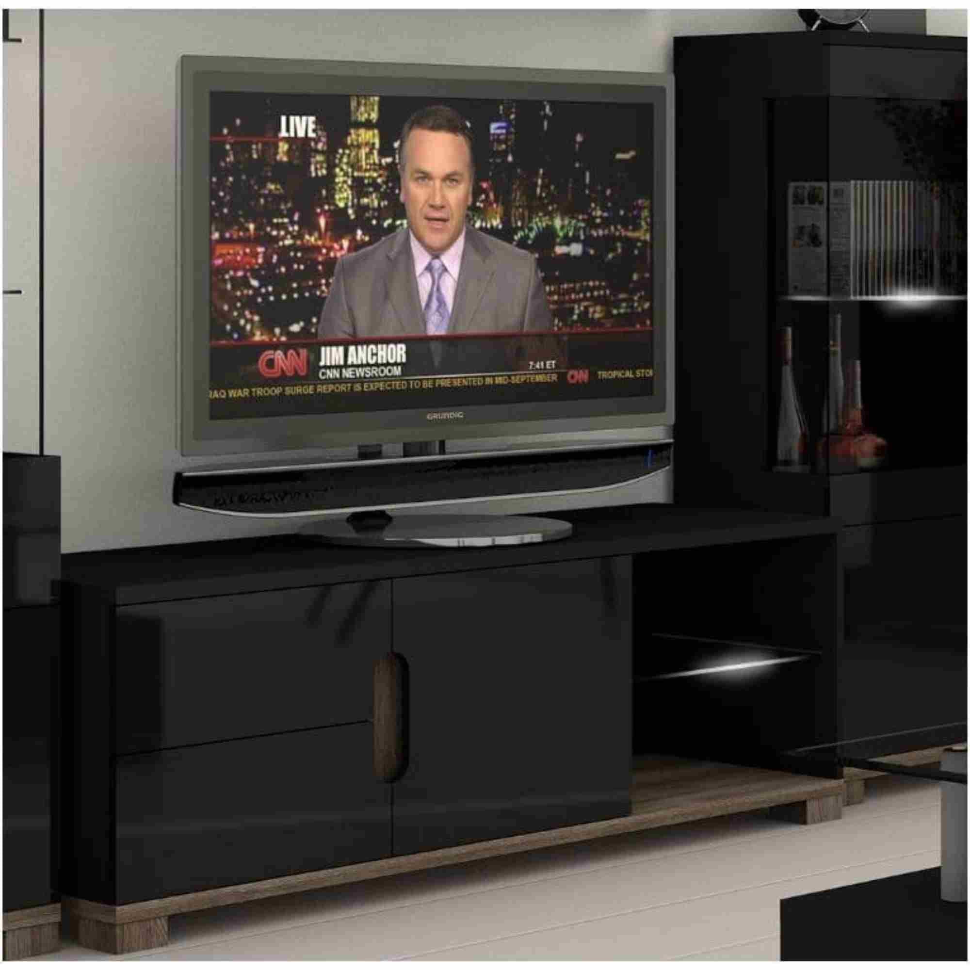 Costa TV unit Black Gloss - 2518