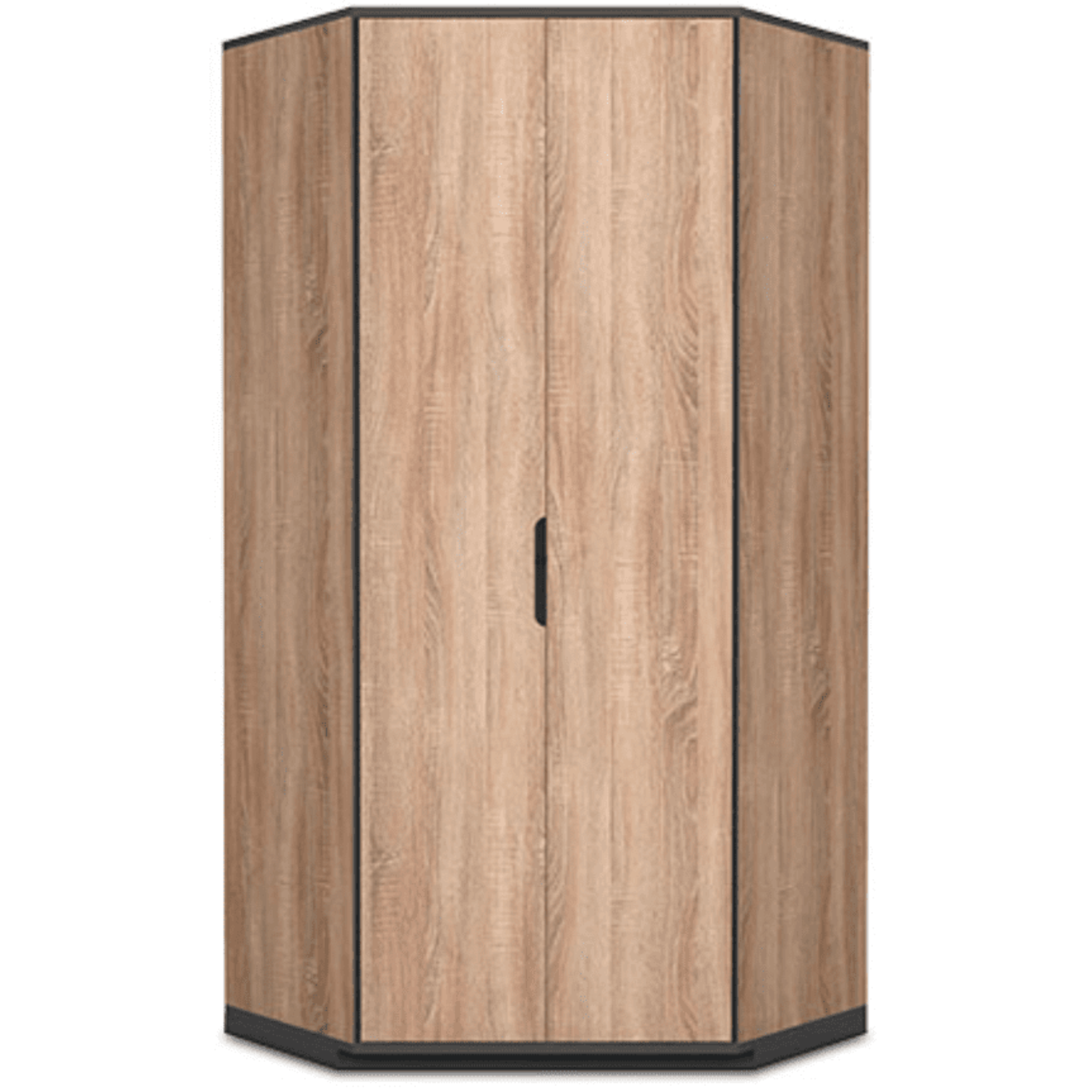 Vant Oak Effect 2 Door Corner Wardrobe - 2677