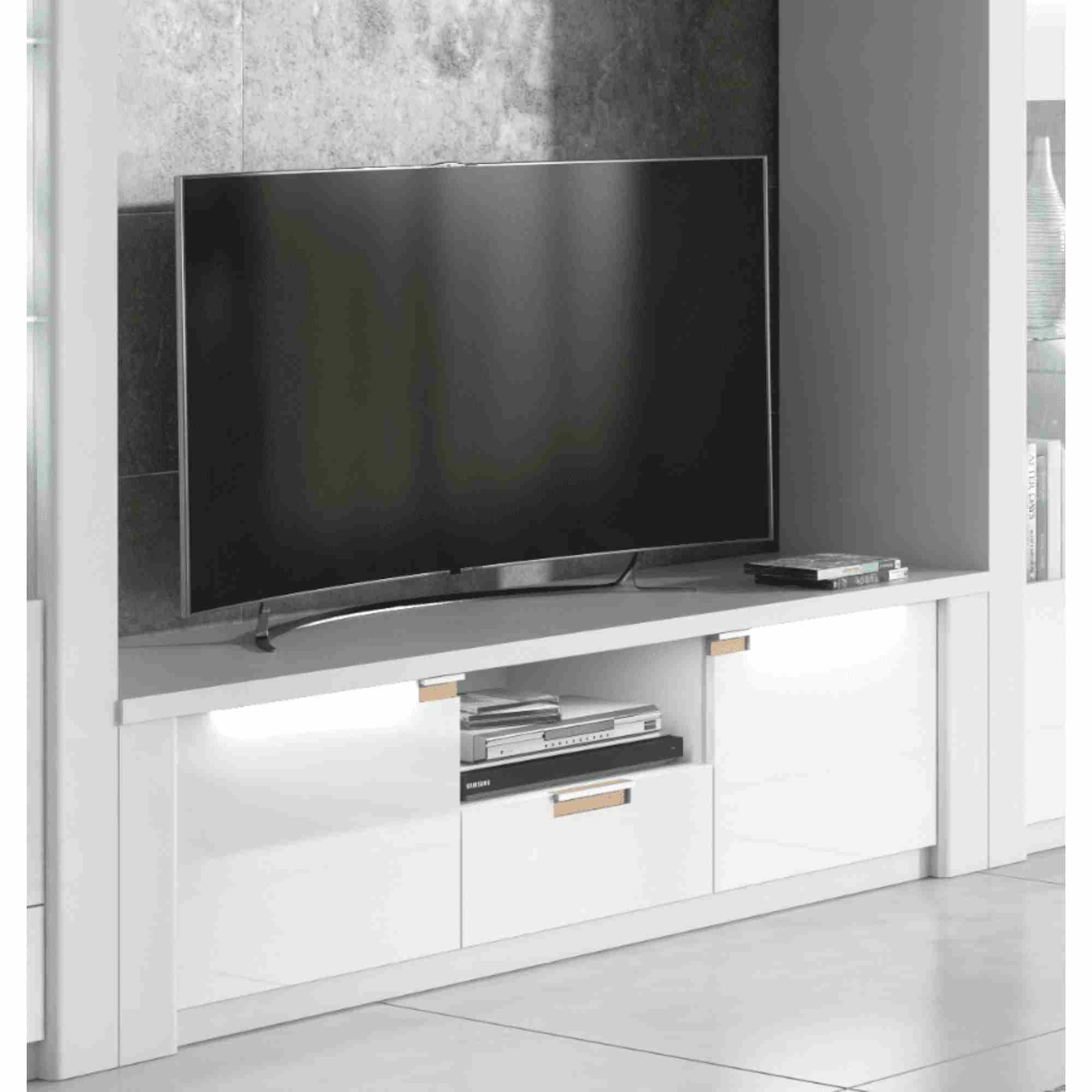 Ice White High Gloss TV Unit P9RXAR63 - 2914