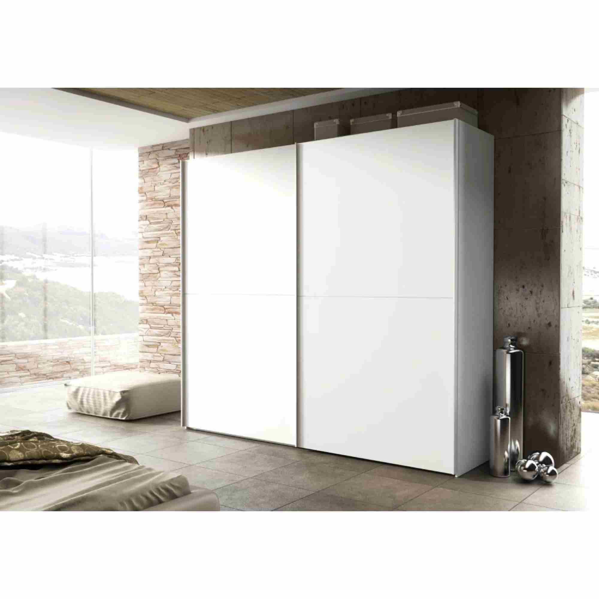 Florence White 240cm Sliding Door Wardrobe P8IKML82 - NEW !!!