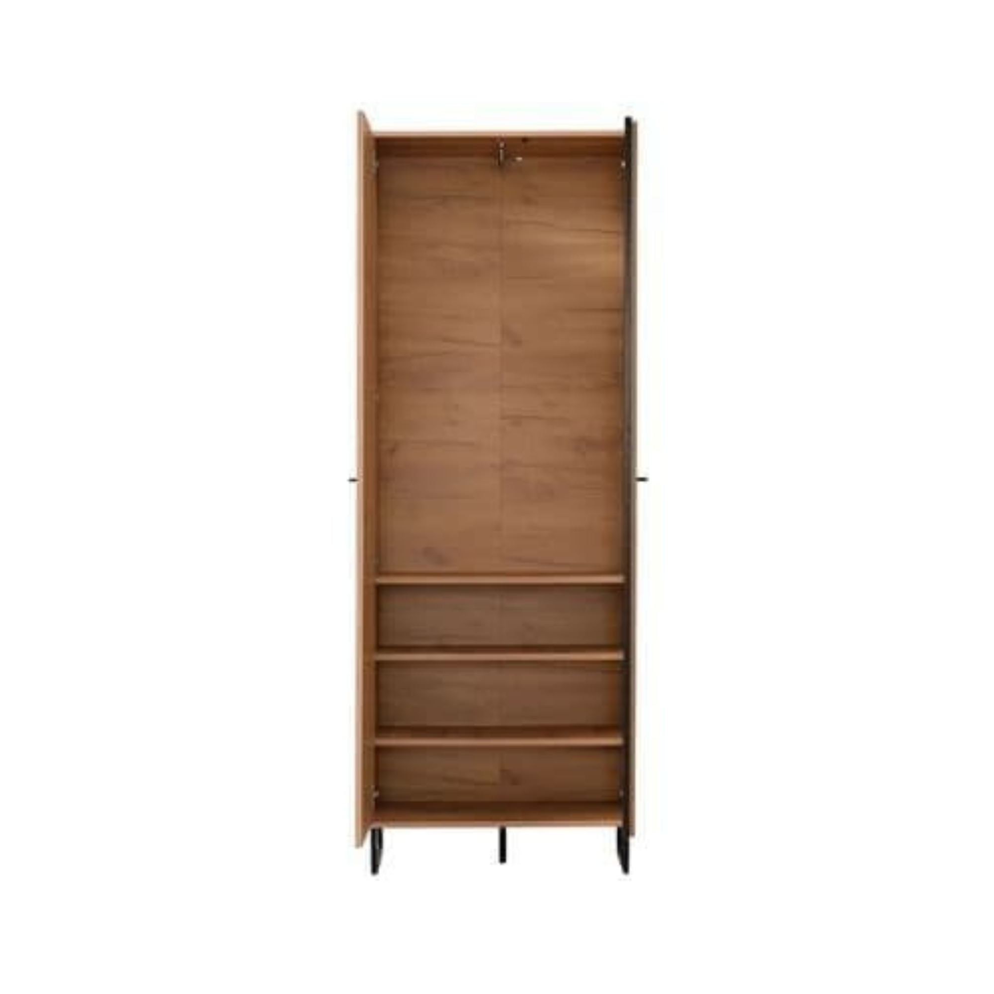 Sorrento Oak Effect Tall Slim 2 Door Wardrobe - 3125 NEW!!!