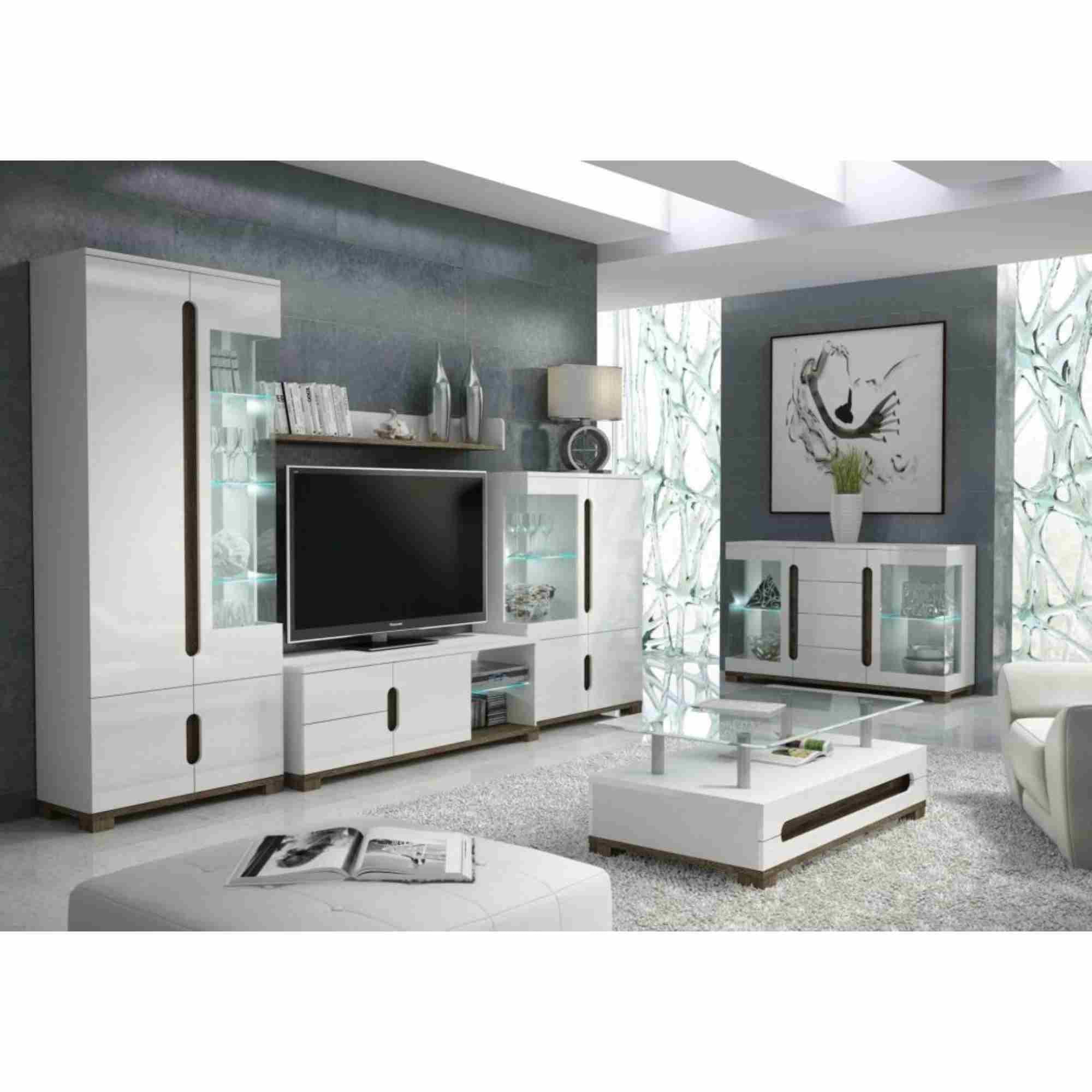 Costa TV unit White Gloss P9RXLS63 - 2579