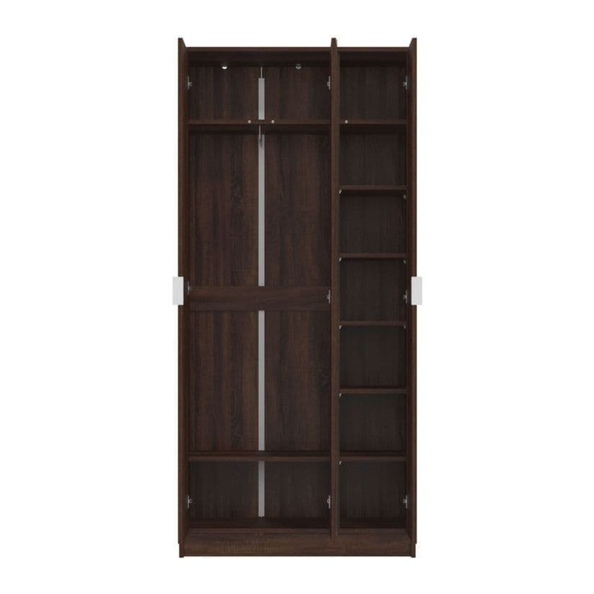 Tangier Wenge Dark Brown Slim Tall Wardrobe - 3127