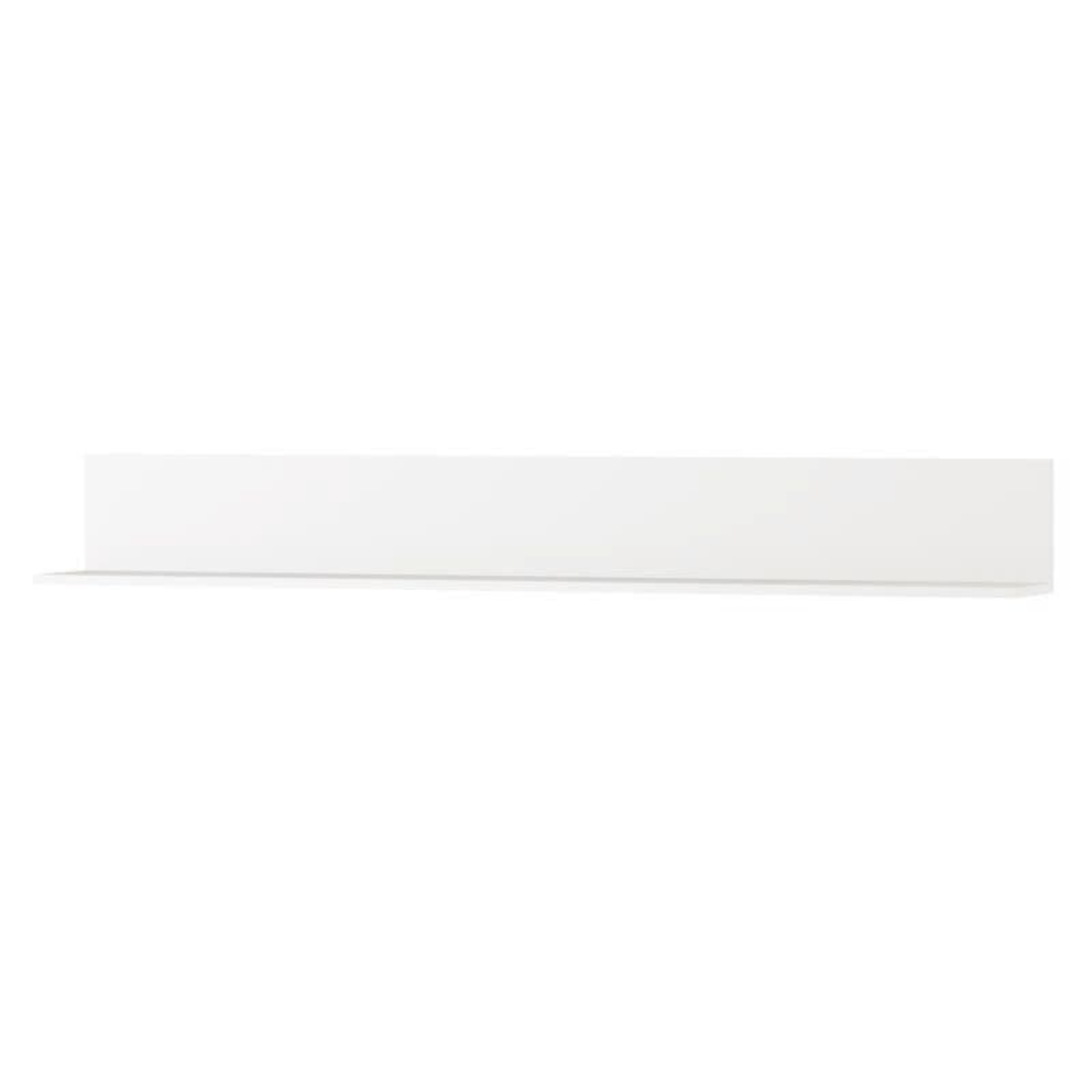 Santino White Gloss Long Floating Wall Shelf S24 - 2939