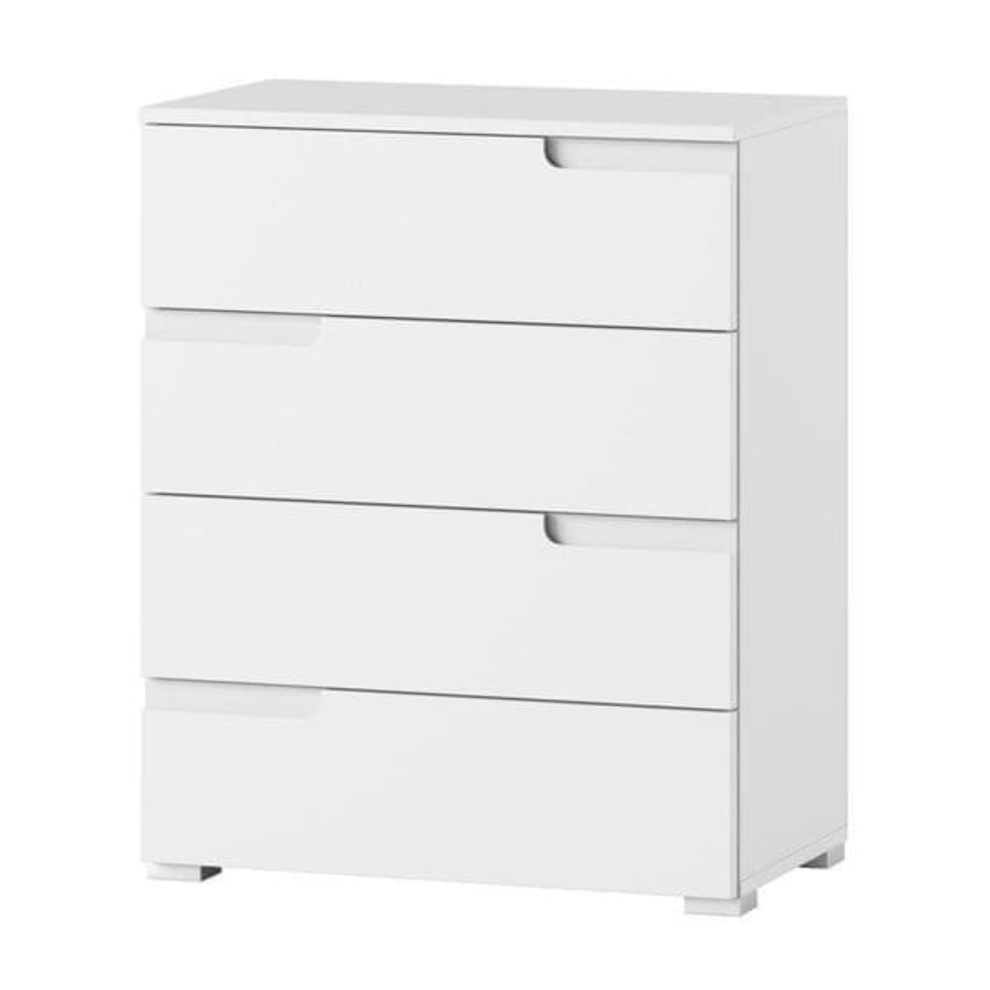 Santino White High Gloss Chest of Drawers S4 - 2946