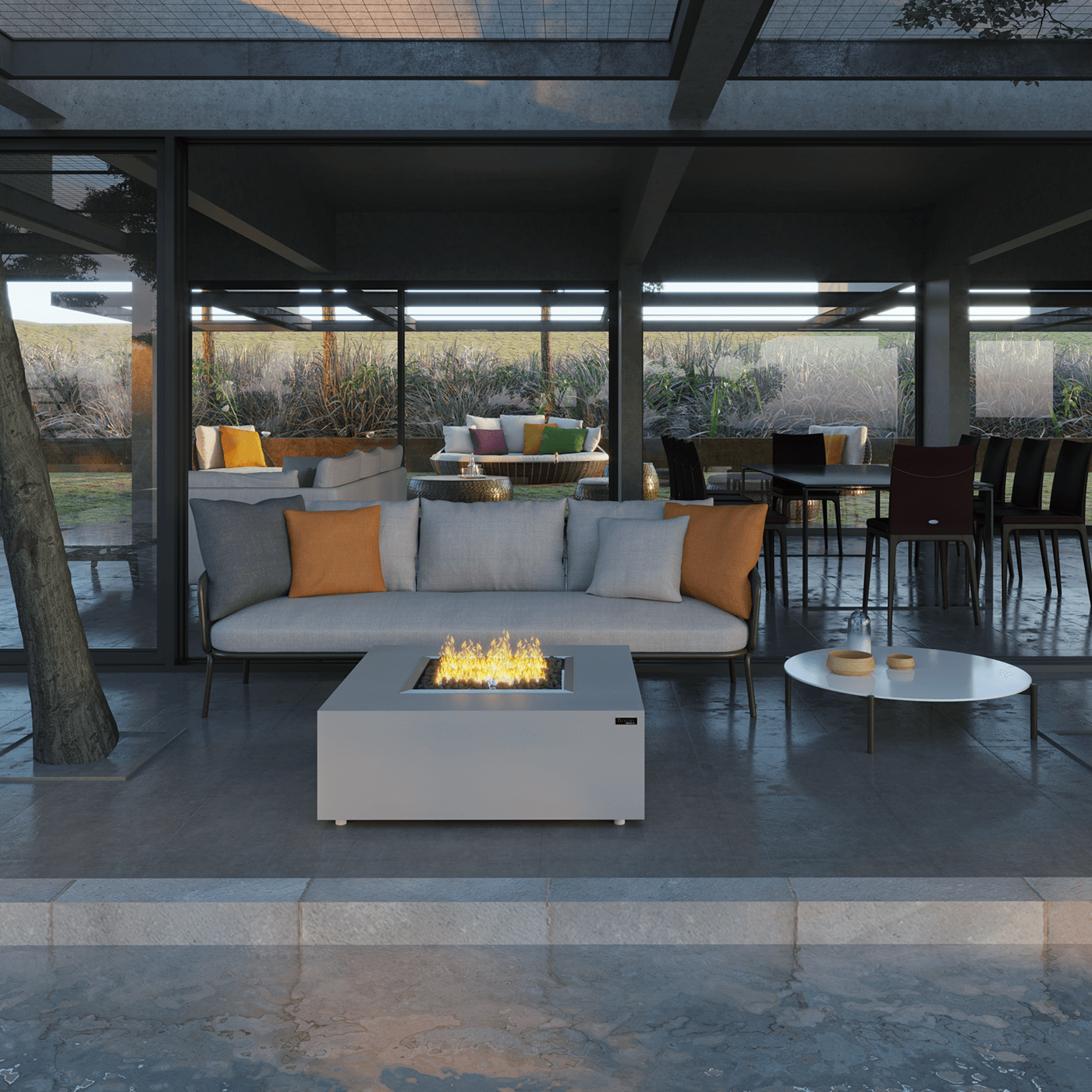 Maroma Architectural Gas Fire Pit