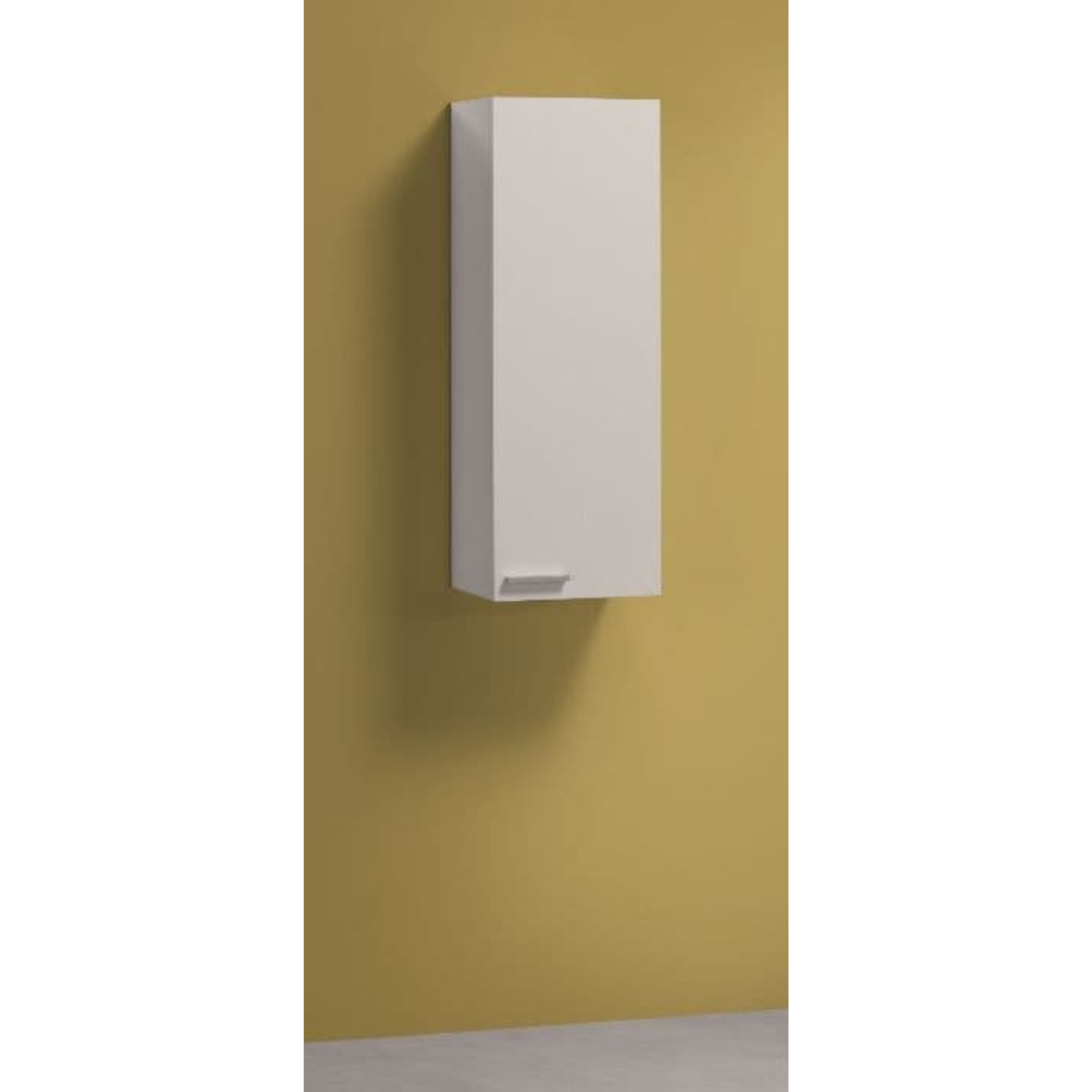 Milano Bathroom Wall Cupboard White Gloss - 2483