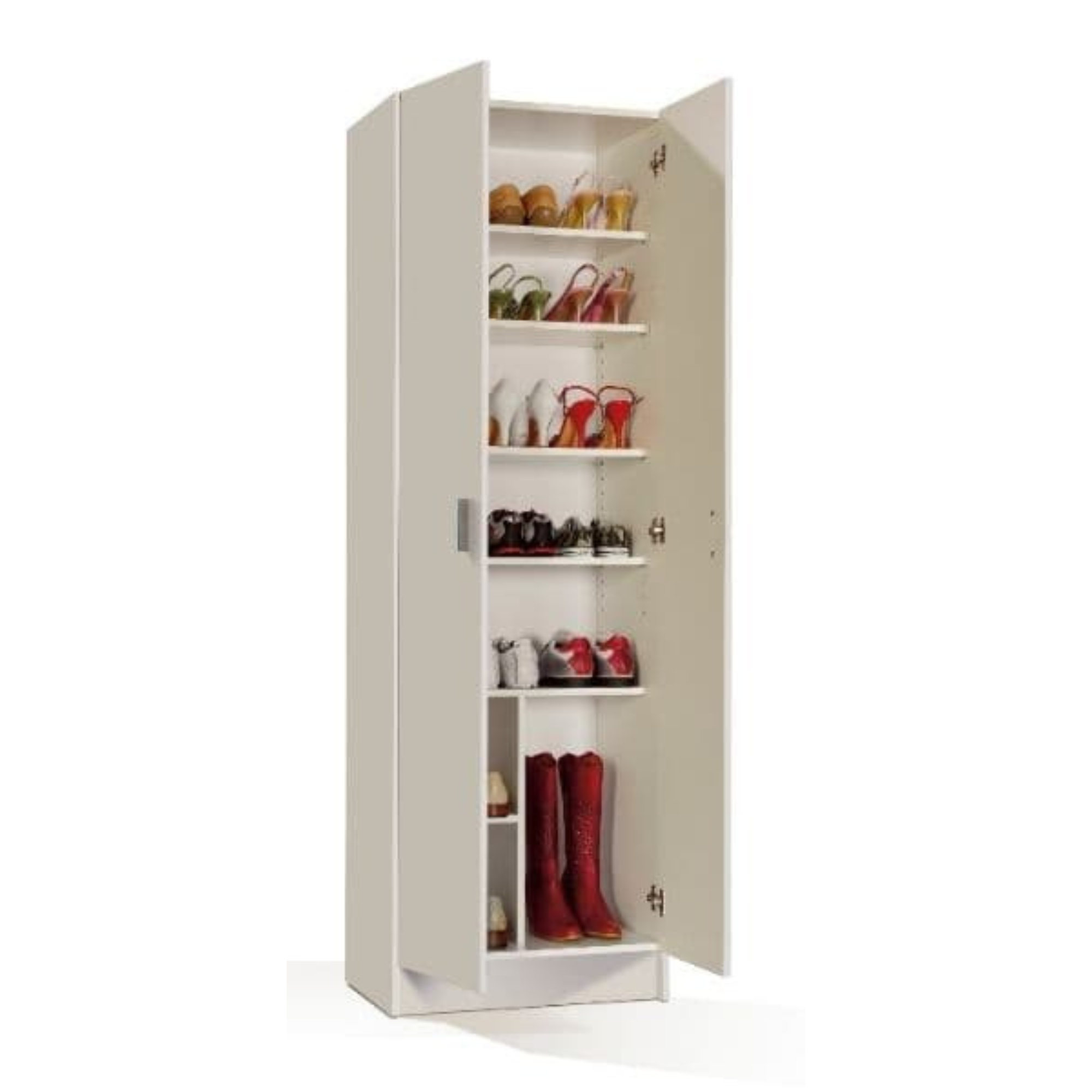 Multi Purpose White Wide Storage Cupboard - 2472