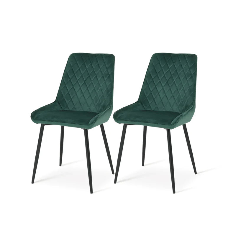 Zack Diamond Dining Chairs (Set Of Two)